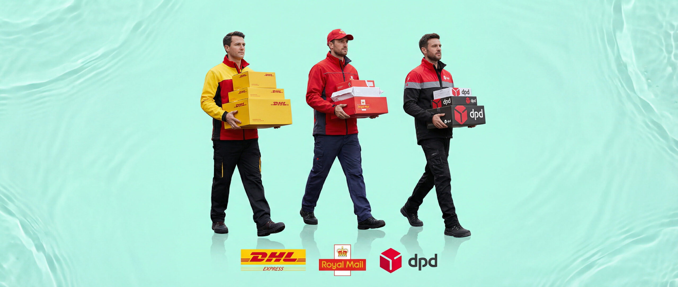 Delivery DHL DPD Royal mail